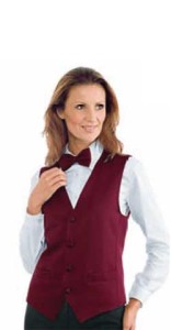 Gilet unisex bordeaux