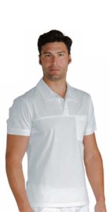 Polo miami unisex strech bianco